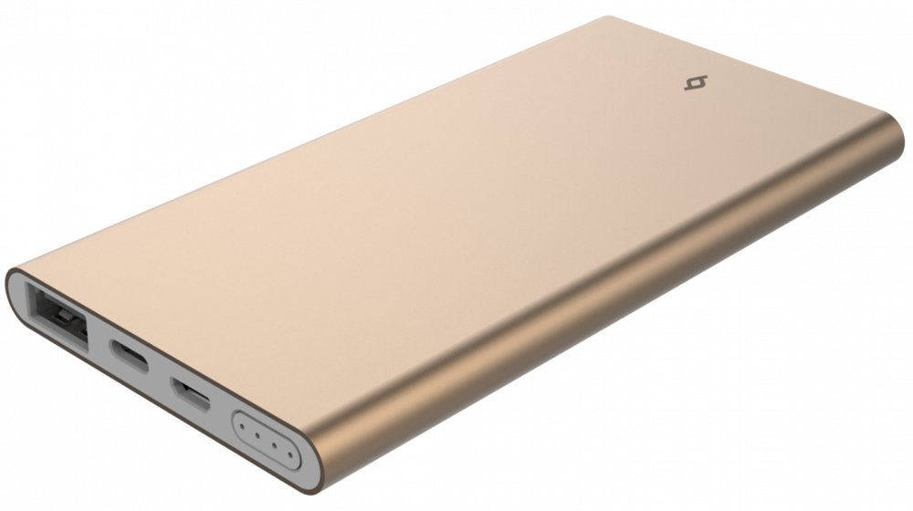 4500 мач. Power Bank TTEC ALUMISLIM 18w 10000mah 2bb150k (золотой).