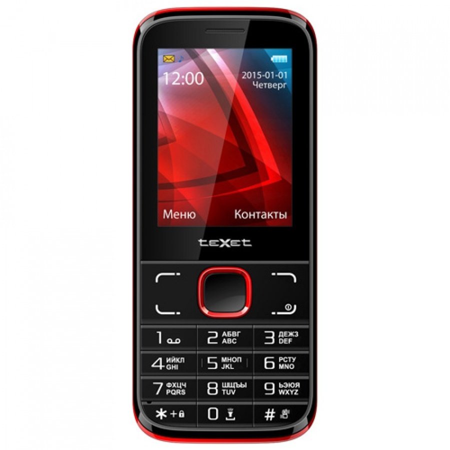 Телефон Texet TM-226 Dual Black Red купить в Баку на MAXI.AZ