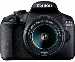 Canon EOS 2000D EF-S 18-55 IS II KIT Bundle (Bag+16GB)