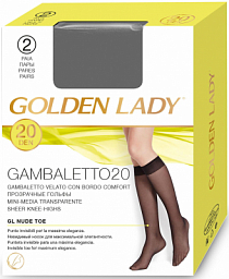 001 Golden Lady Gambaletto Filanca 20 Fumo unica