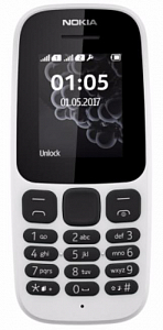 Telefon Nokia 105 Dual White 2017 - Maxi.az