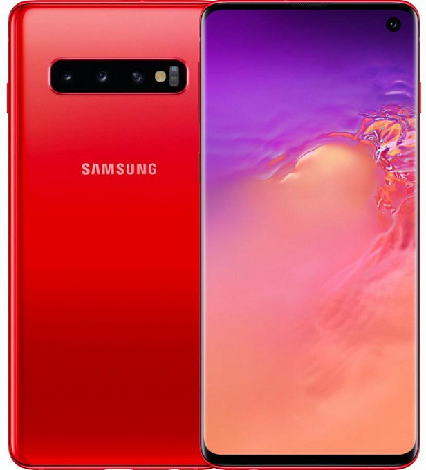 Telefon Samsung Galaxy S10 SM-G973 Cinnabar Red - Maxi.az