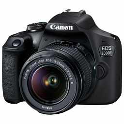 Canon EOS 2000D Black 18-55IS+SB130+16GB (2728C015AA)