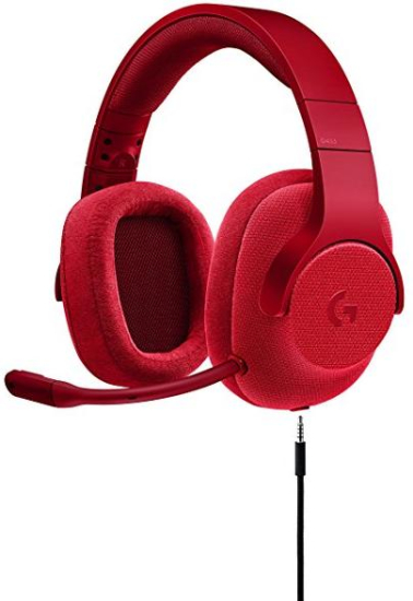 Logitech G433 7.1 Surround Gaming Headset FIRE RED MAXI.AZ