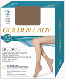 002 Golden Lady Calzino sock 15 Daino unica