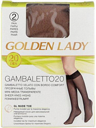 001 Golden Lady Gambaletto Filanca 20 Daino unica